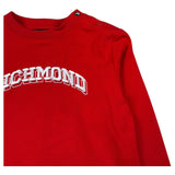 John Richmond Shirt Girocollo Tinta Unita con Stampa per Neonato RIP26130TS ROSSO JOHN RICHMOND 