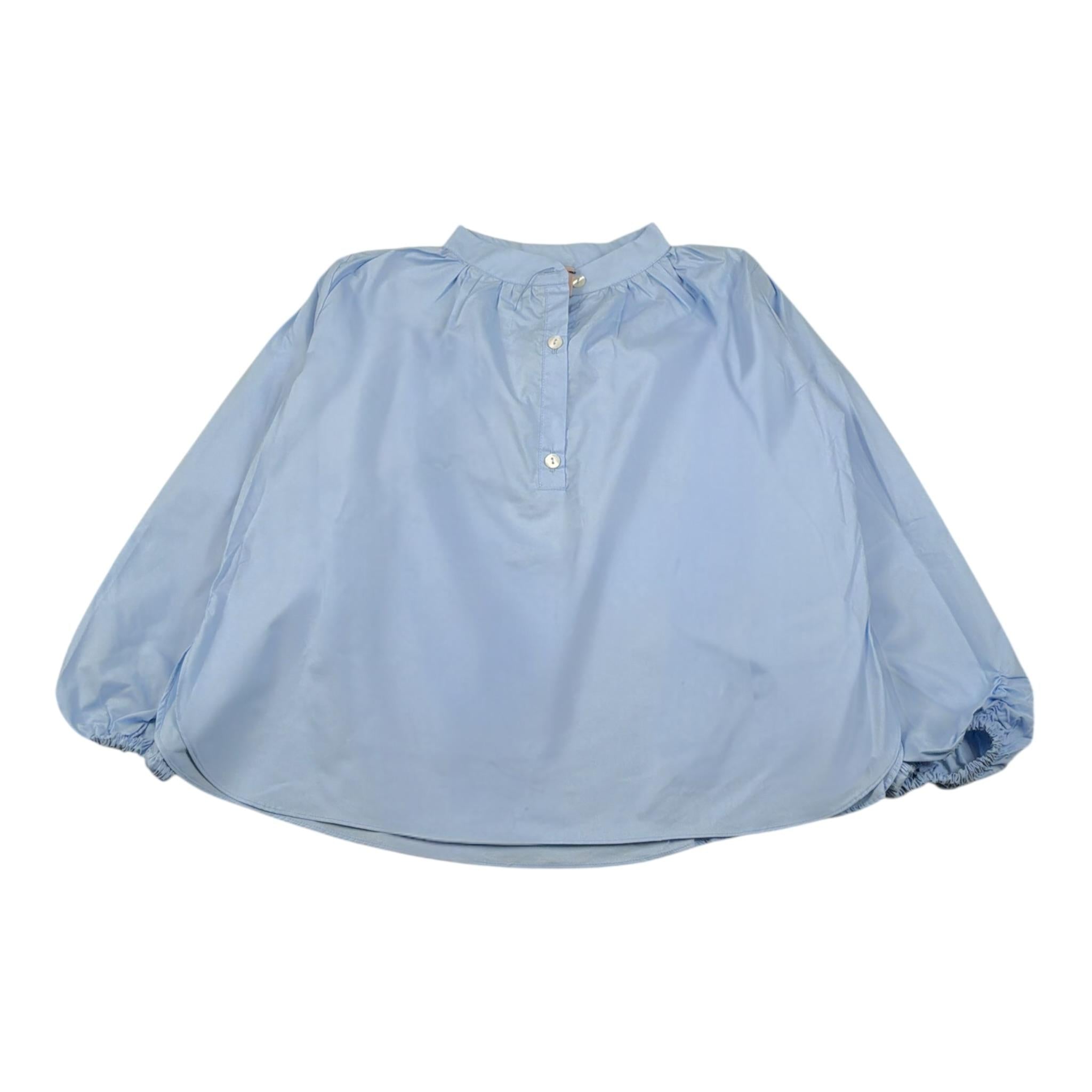 Mariuccia Camicia tinta unita Azzurro per Bambina MBSS23C871 AZZURRO MARIUCCIA 