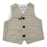Ambaraba Gilet Tinta Unita Fantasia Pois per Neonato FM33181 BEIGE AMBARABA 