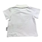 Bikkembergs Polo Tinta Unita Mezza Manica per Neonato BK3448 BIANCO BiKKEMBERGS 
