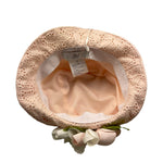 Petit Cappello Tinta Unita con Applicazioni per Neonata SC216049 ROSA PETIT 