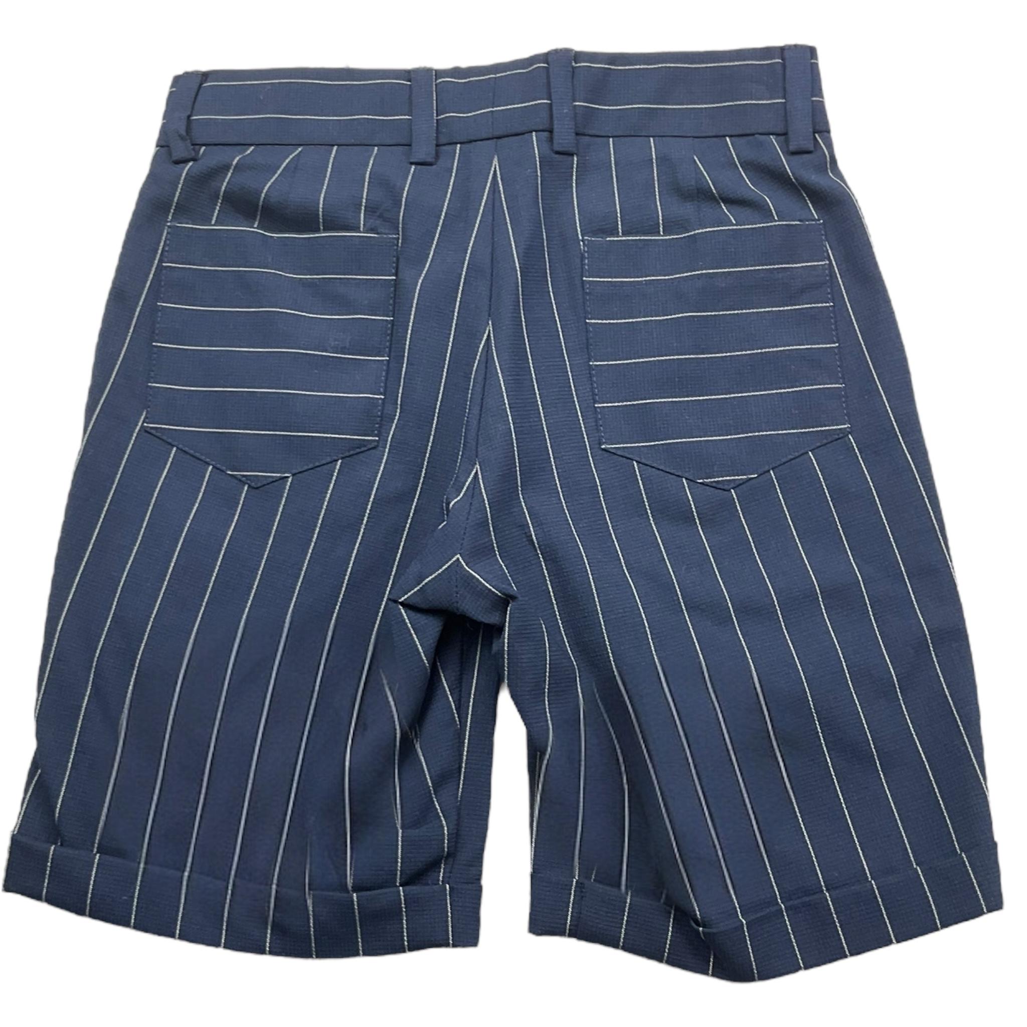 Fay Bermuda Tinta Unita con Fantasia A Righe per Bambino FU6P19 BLU FAY 