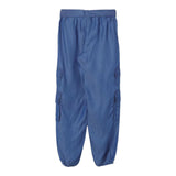 Liu Jo Pantlone Tinta Unita Effetto Denim Con Elastico In Vita Blu Per Bambina
