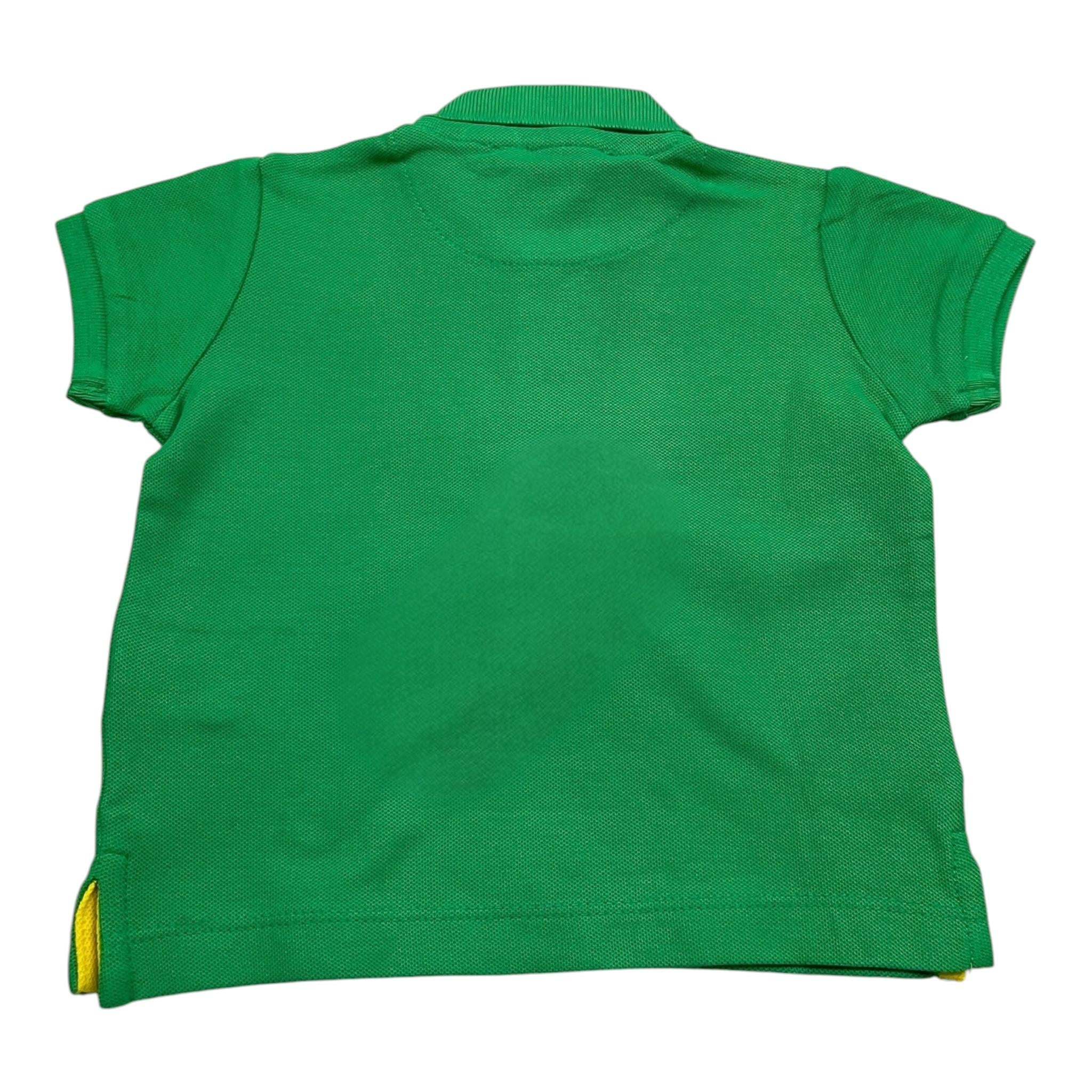 Trussardi Polo Mezza Manica Tinta Unita per Neonato TIP24019PO VERDE TRUSSARDI 