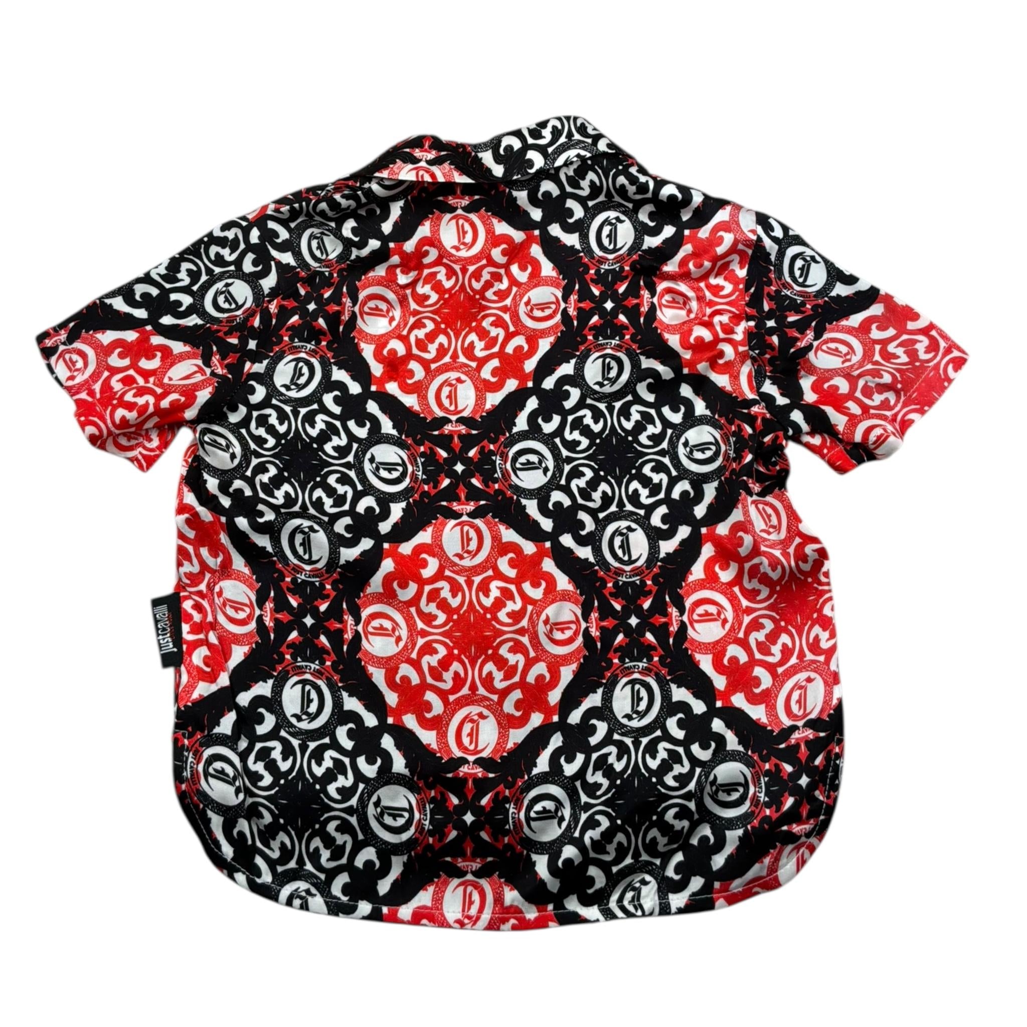 Just Cavalli Completo 2 Pezzi Camicia-Bermuda per Neonato JIP26058CE NERO JUST CAVALLI 