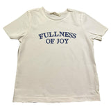 Zhoe & Tobiah T-Shirt Girocollo Tinta Unita con Stampa per Bambino BSE13M PANNA ZHOE & TOBIAH 