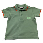 Trussardi Polo Mezza Manica Tinta Unita per Neonato TIP26045PO VERDE TRUSSARDI 
