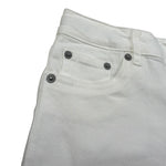 Levi'S Short In Denim Tinta Unita con Girovita Regolabile per Bambina 3EH272 BIANCO LEVI'S 