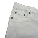 Levi'S Short In Denim Tinta Unita con Girovita Regolabile per Bambina 3EH272 BIANCO LEVI'S 