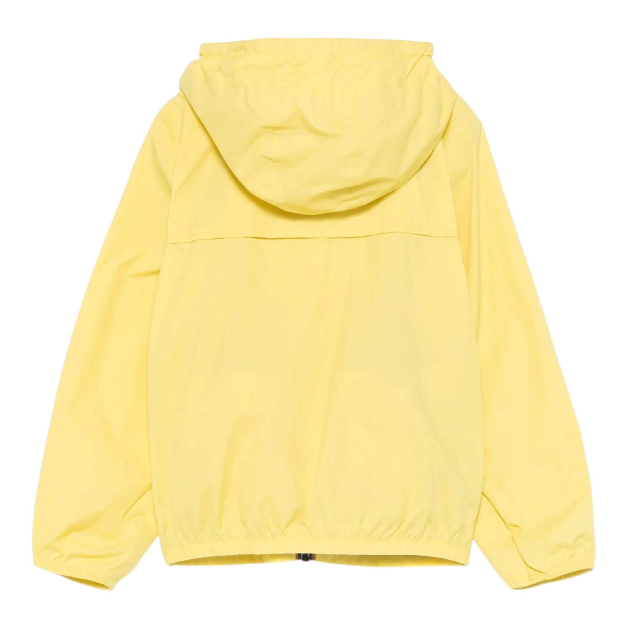 K-Way Giubbino Tinta Unita con Cappuccio per Bambino K61336WX GIALLO K-WAY 