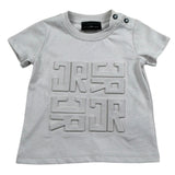 John Richmond T-Shirt Girocollo Tinta Unita con Logo per Neonato RIP26015TS GRIGIO JOHN RICHMOND 