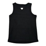 Liu Jo Canotta Tinta Unita con Traforo A Forma di Cuore per Bambina GA5199XXX NERO LIU JO 