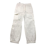 Twinset Pantalone Tinta Unita Modello Cargo Panna Per Bambina