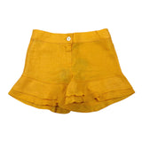 La Stupenderia Short Tinta Unita con Fantasia A Righe per Bambina TJBR72X GIALLO LA STUPENDERIA 