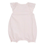 Tommy Hilfiger Pagliaccetto Tinta Unita con Fantasia Quadri per Neonata KN0KN0 ROSA TOMMY HILFIGER 