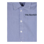 TRUSSARDI camicia manica lunga fantasia  a righe Bianco/azzuro per Bambino TIA24171CA BIANCO/AZZURRO TRUSSARDI 