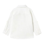 Mayoral Camicia Manica Lunga Tinta Unita per Neonato 1116X BIANCO MAYORAL 