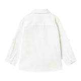 Mayoral Camicia Manica Lunga Tinta Unita per Neonato 1116X BIANCO MAYORAL 