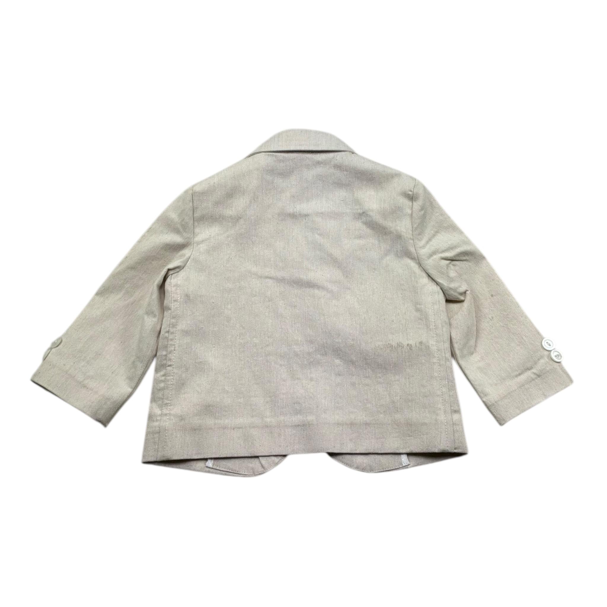 Le Bebe' Giacca Tinta Unita per Neonato LBB5347 BEIGE LE BEBE' 