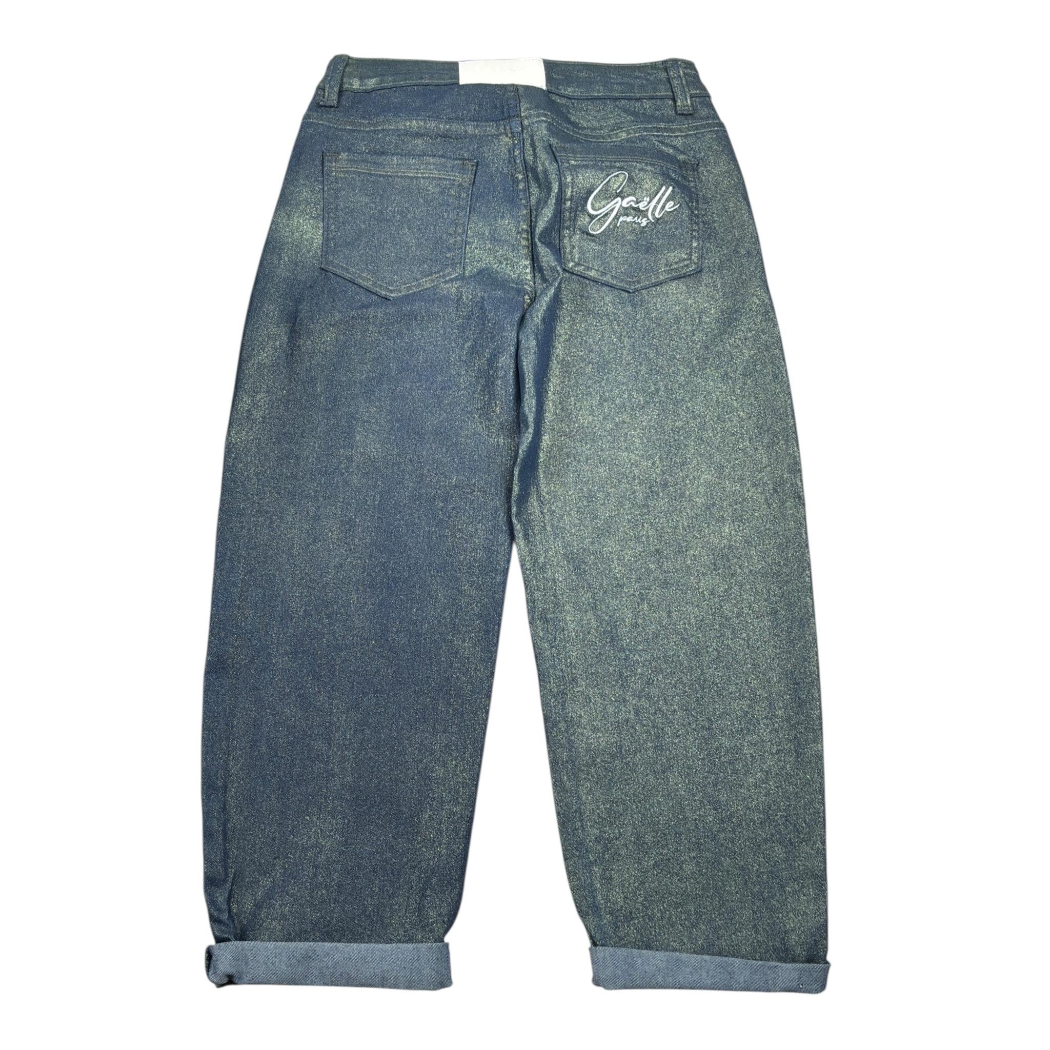 Gaelle Jeans tinta unita con Girovita Regolabile Blu per Bambina 2745PD00489 BLU GAELLE 