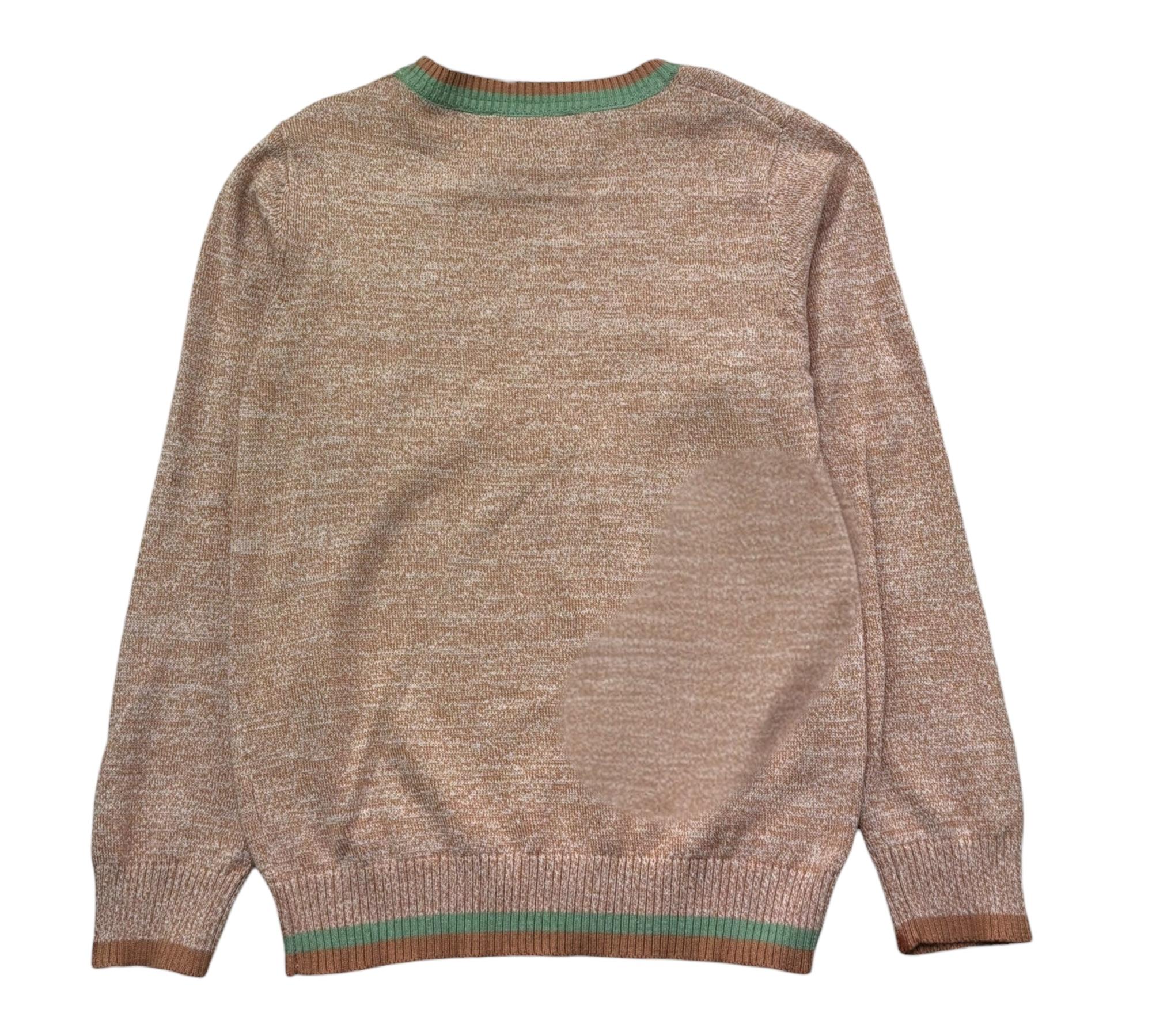 Trussardi Maglia Girocollo Tinta Unita per Bambino TBP26150MA MARRONE TRUSSARDI 