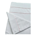 Baby Vip Set 3 Pezzi Lenzuola Tinta Unita per Neonata T1117 BIANCO BABY VIP 