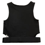 Calvin Klein Top Giromanica Tinta Unita per Bambina IG0IG02869 NERO CALVIN KLEIN 