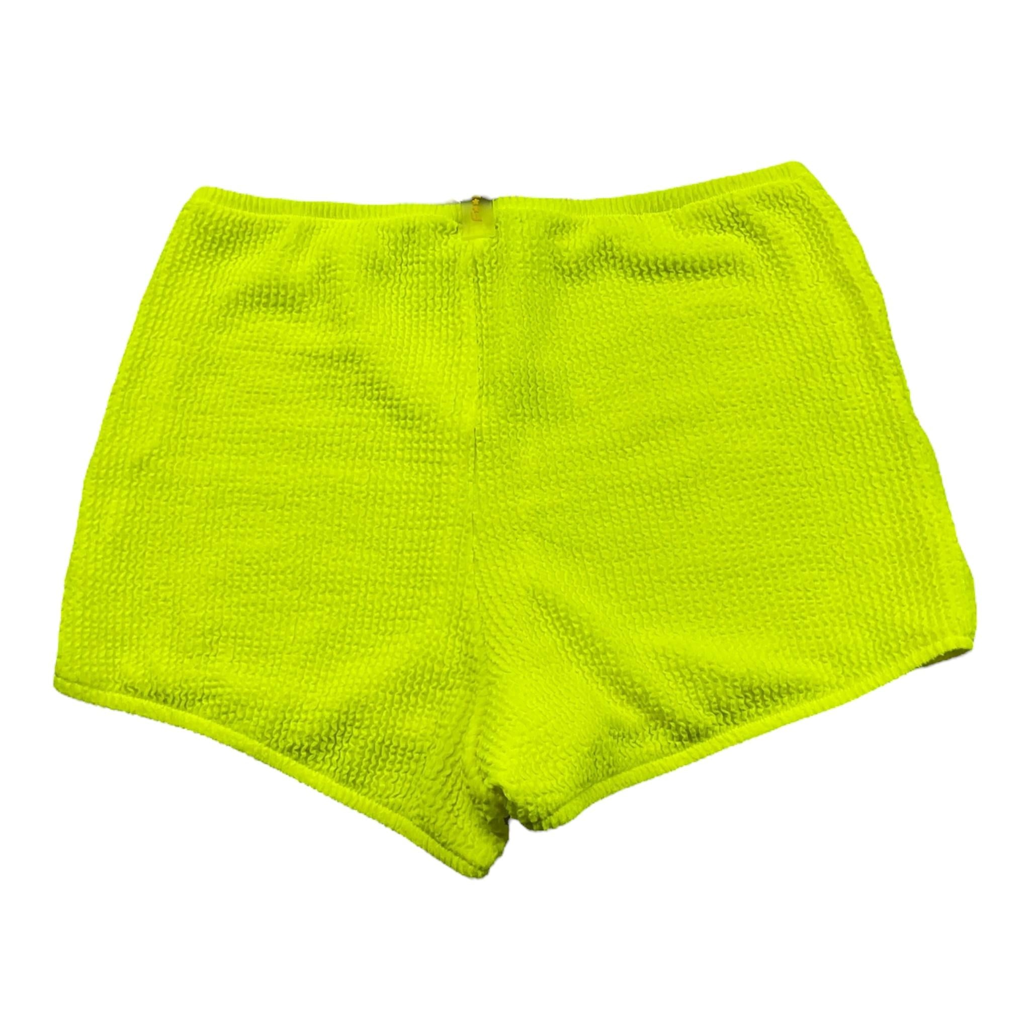 F**K Short Tinta Unita con Elastico In Vita per Bambina FJ240908FY GIALLO FLUO F**K 