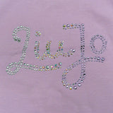 Liu Jo Abito Tinta Unita con Brillantini per Bambina KA5037XXXX LILLA LIU JO 