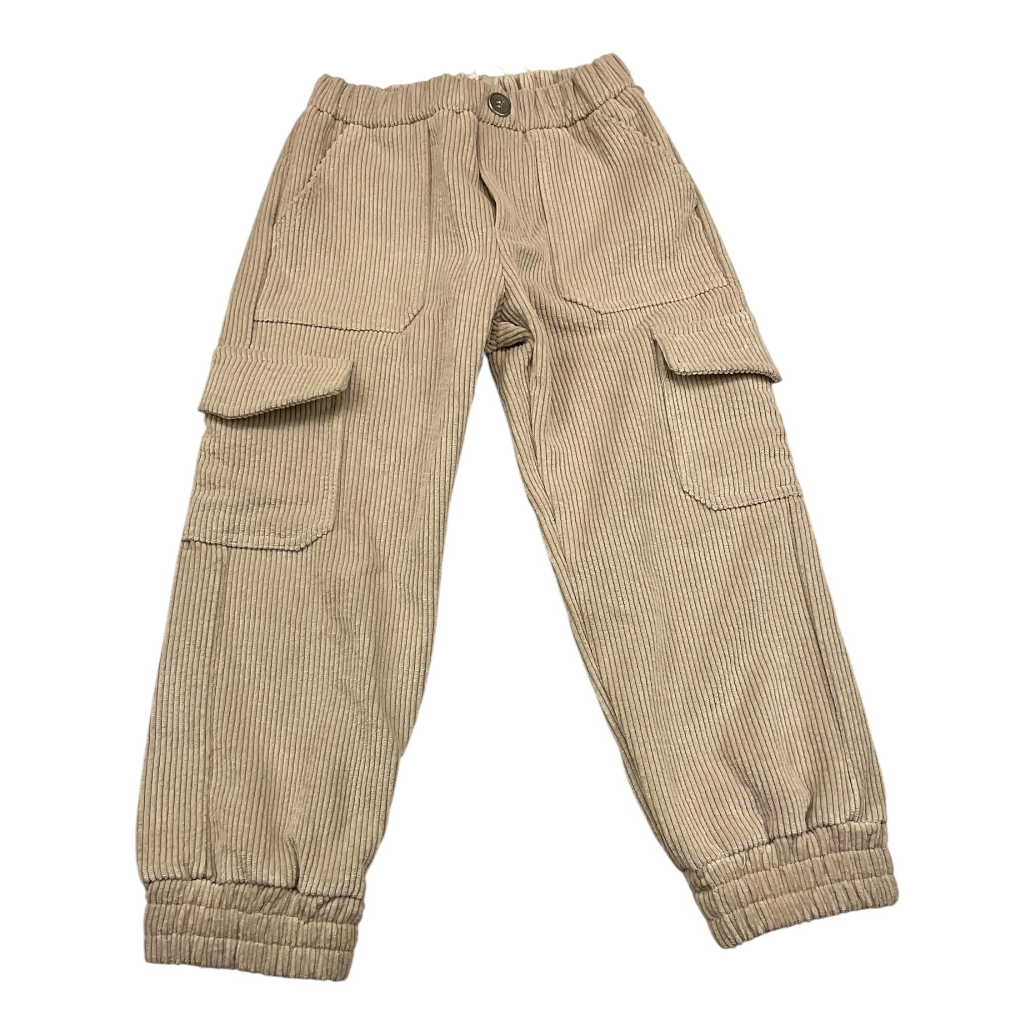 LALALU' pantalone tinta unita in velluto Beige per Bambino PTL230LB BEIGE LALALU' 
