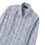 Sarabanda Camicia Manica Lunga Tinta Unita Stampa Fantasia per Bambino 08603 BIANCO SARABANDA 