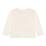 BillIEBLUSH shirt girocollo tinta unita con stampa paillettes Panna per Neonata U20475X PANNA BillIEBLUSH 