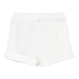 Liu Jo Short Tinta Unita con Girovita Regolabile per Bambina KA5048 BIANCO LIU JO 