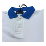 Manuel & Frank Polo Mezza Manica Tinta Unita con Colletto In Contrasto per Neonato MF7338BN BIANCO MANUEL & FRANK 