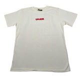 Disclaimer T-Shirt Girocollo Tinta Uita con Stampa Panna per Bambino 24IDK58235 PANNA DISCLAIMER 