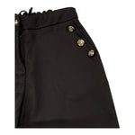 RELISH pantalone tinta unita con bottoni in contrasto Nero per Bambina RGA23070 NERO RELISH 