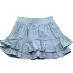 Saint Barth Gonna Tinta Unita con Balze per Bambina EIV002 AZZURRO SAINT BARTH 