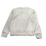 Sun68 Felpa Girocollo Tinta Unita con Logo per Bambino CPF35327 BIANCO SUN68 