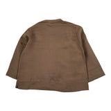 La Stupenderia Camicia Tinta Unita Manica Lunga  per Neonato TJCM75 MARRONE LA STUPENDERIA 