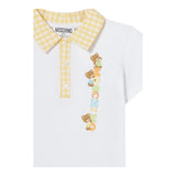 Moschino Cmpleto 2 Pezzi Bermuda-Polo per Neonato MUG01A BIANCO MOSCHINO 