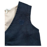 Mini Banda Gilet Tinta Unita per Neonato 326900 BLU MINI BANDA 