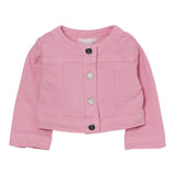 Liu Jo Giubbino In Denim Tinta Unita con Brillantini per Neonata HA5069X ROSA LIU JO 