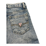 Guess Bermuda In Denim Tinta Unita con Girovita Regolabile per Bambino N5GD00D41E0X AZZURRO GUESS 