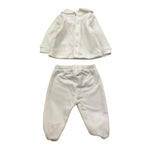NANAN completo 2pz maglia-ghettina tinta unita Bianco per Neonato I2405001B BIANCO NANAN 