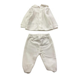 NANAN completo 2pz maglia-ghettina tinta unita Bianco per Neonato I2405001B BIANCO NANAN 