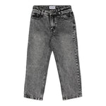 MOSCHINO jeans tinta unita con 5 tasche Nero per Bambina HAP069 NERO MOSCHINO 