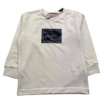 CESARE PACIOTTI shirt girocollo tinta unita con stampa Bianco per Neonato TSP5371BX BIANCO CESARE PACIOTTI 