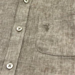 Trussardi Camicia Tinta Unita con Collo Coreano per Bambino TBP26140CA FANGO TRUSSARDI 