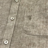 Trussardi Camicia Tinta Unita con Collo Coreano per Bambino TBP26140CA FANGO TRUSSARDI 