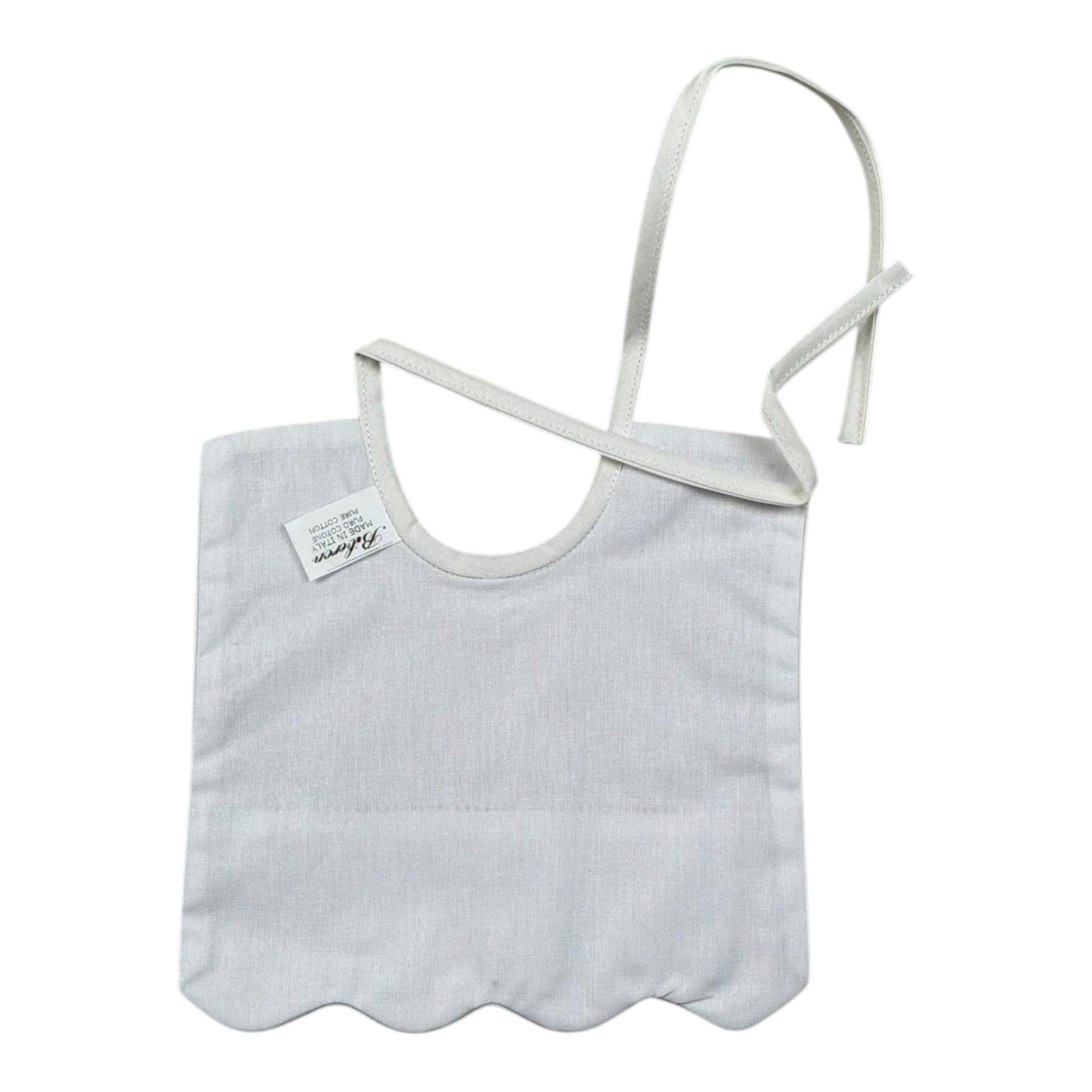 Cierre Bavetta Tinta Unita per Neonato DJHJ BIANCO CIERRE 